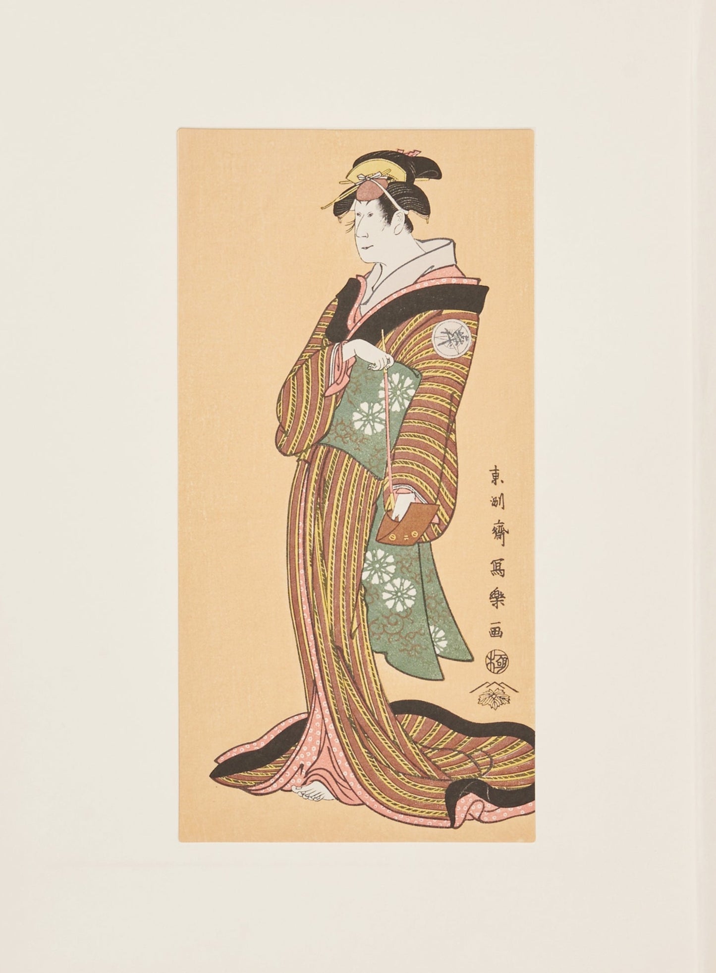 "Iwai Kiyosaburō as Nikenya's Daughter O-Sode"by Sharaku(1794-1795)