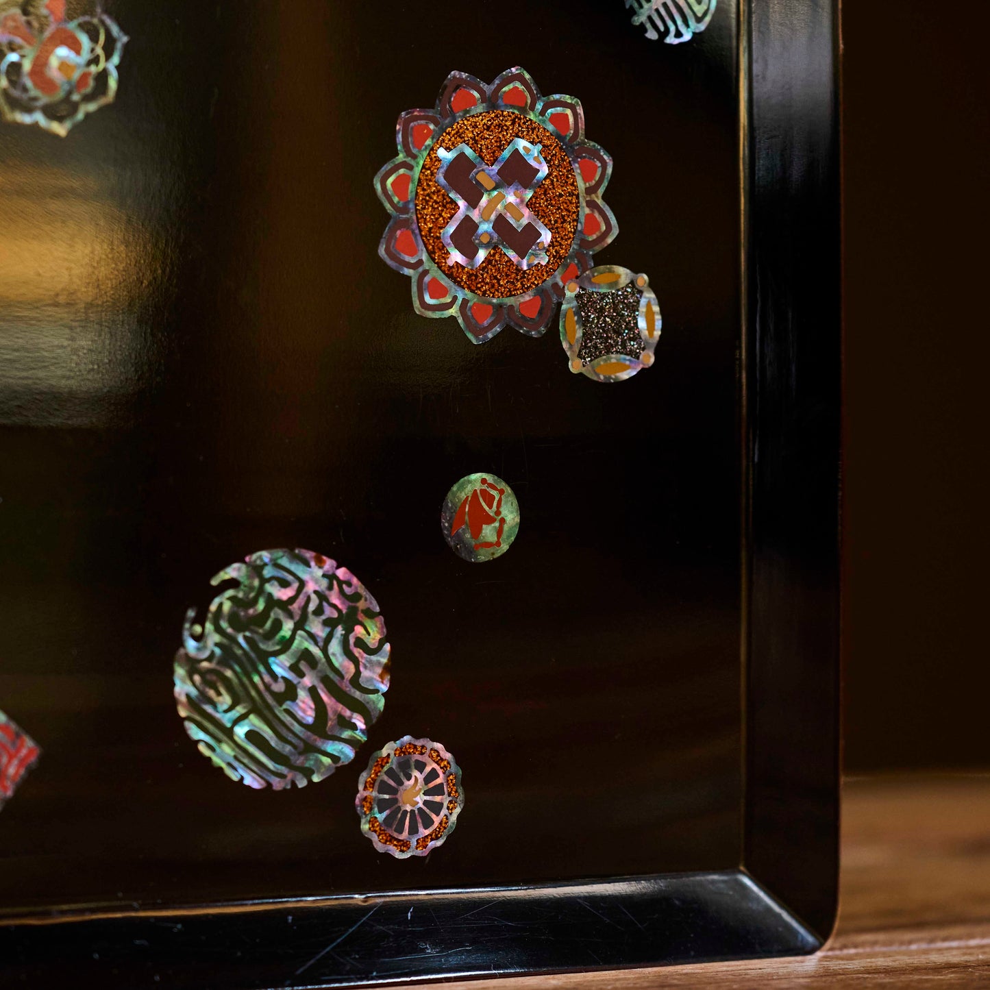 Antique Japanese Raden Lacquer Tray — Nagasaki, circa 1910–1935
