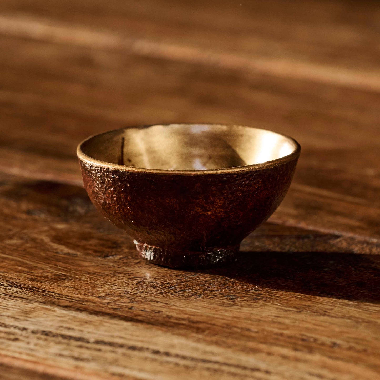 Japanese Lacquer Cups 　Mandarin Peel Five Colour Set with Gold Makie