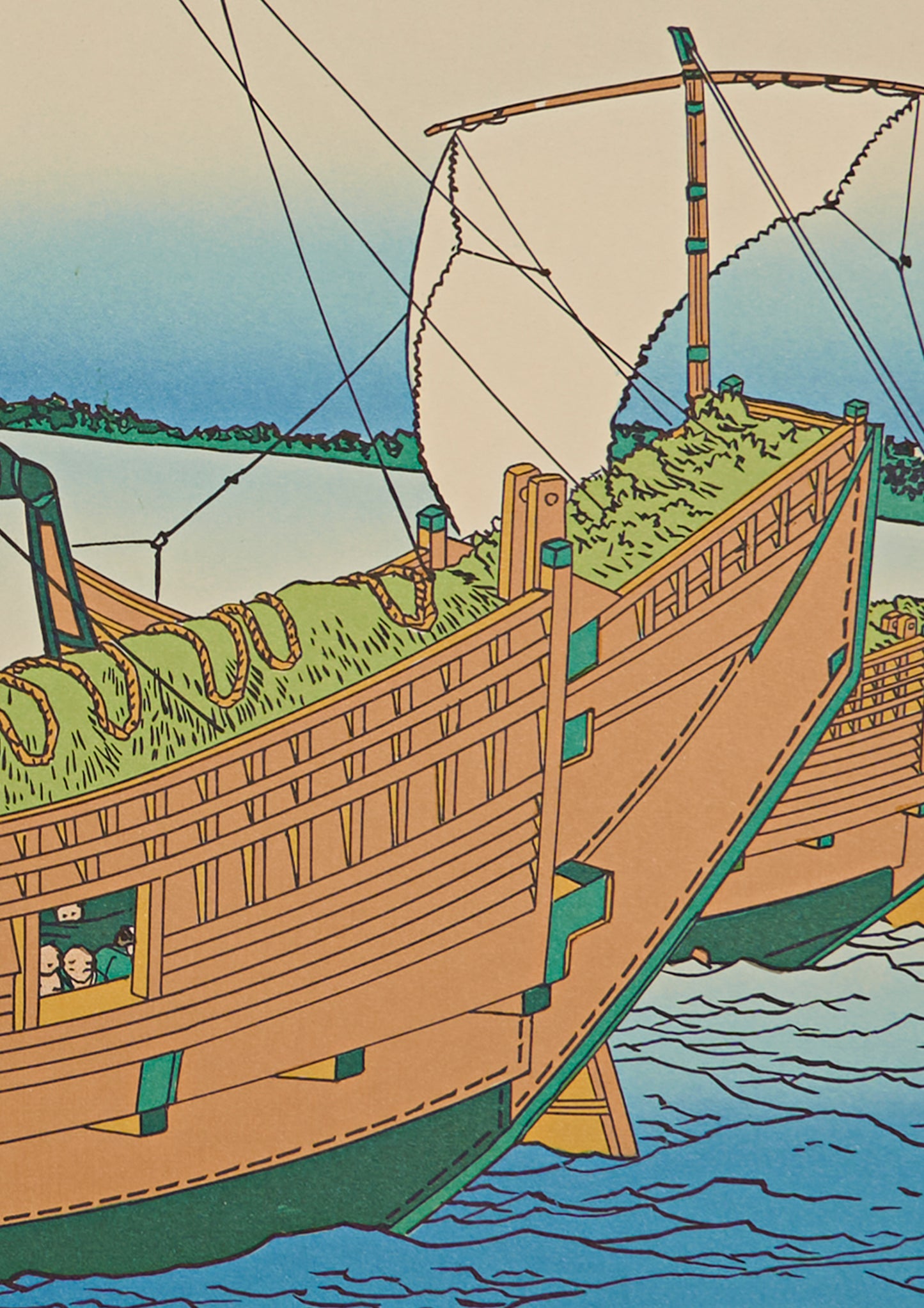 Cargo Ships Off the Bōsō Coast
