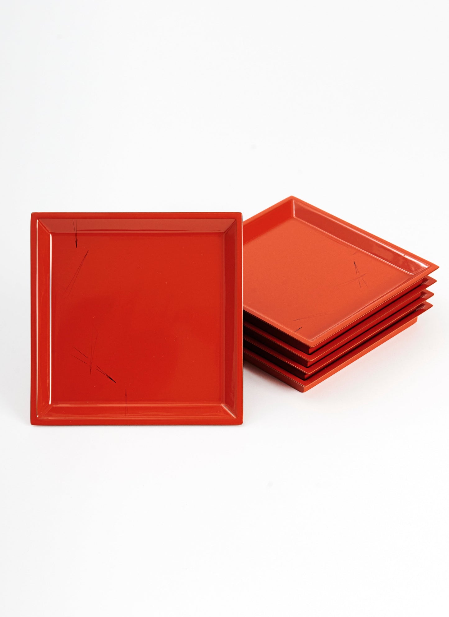 Japanese Lacquerware plates - Meimei-sara　Aizu-nuri