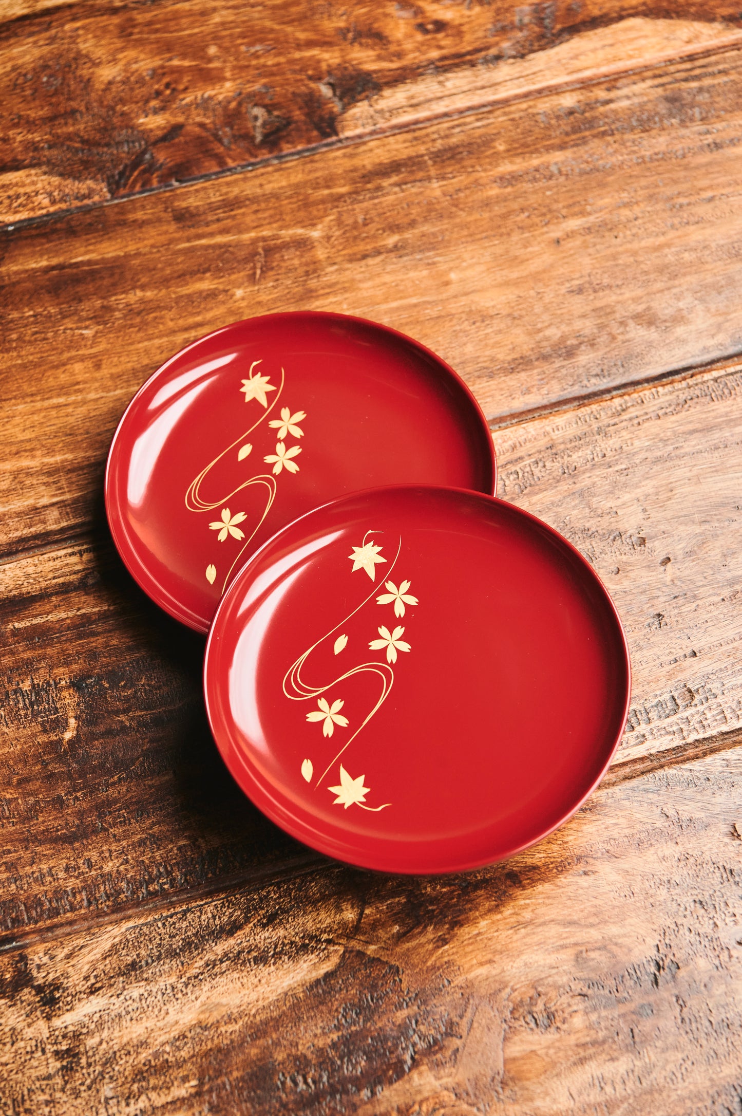 Japanese Lacquerware plates - Meimei-sara Aizu-nuri